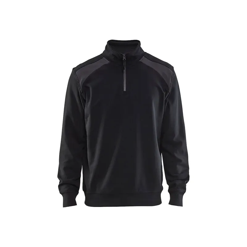 Felpa da Lavoro Blaklader 100% cotone mezza zip 335311581098L