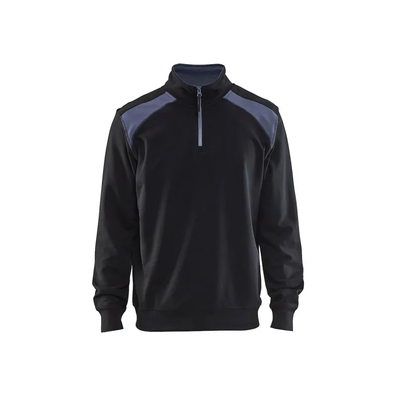Felpa da Lavoro Blaklader 100% cotone mezza zip 335311581098L