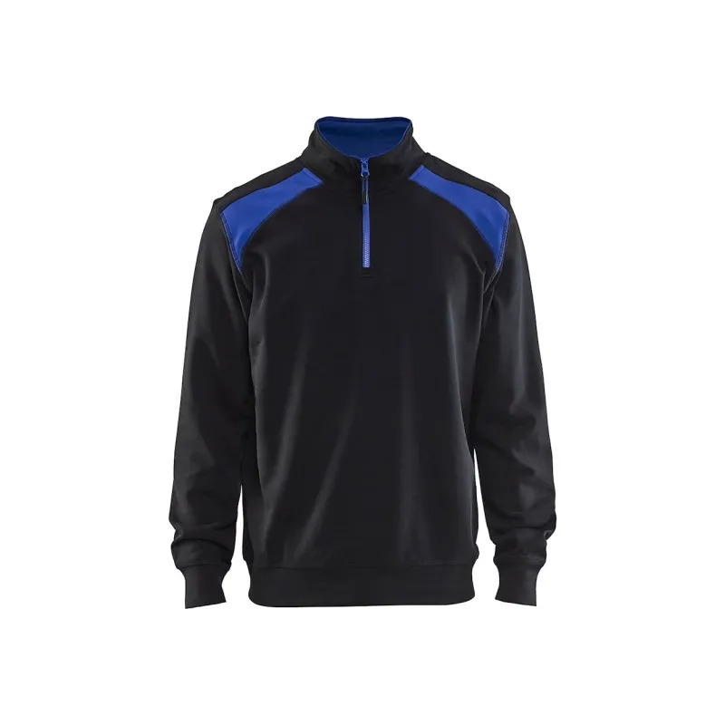 Felpa da Lavoro Blaklader 100% cotone mezza zip 335311581098L