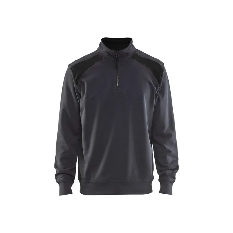 Felpa da Lavoro Blaklader 100% cotone mezza zip 335311581098L