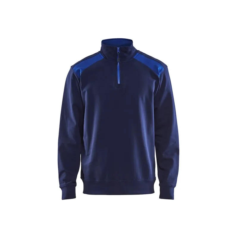 Felpa da Lavoro Blaklader 100% cotone mezza zip 335311581098L
