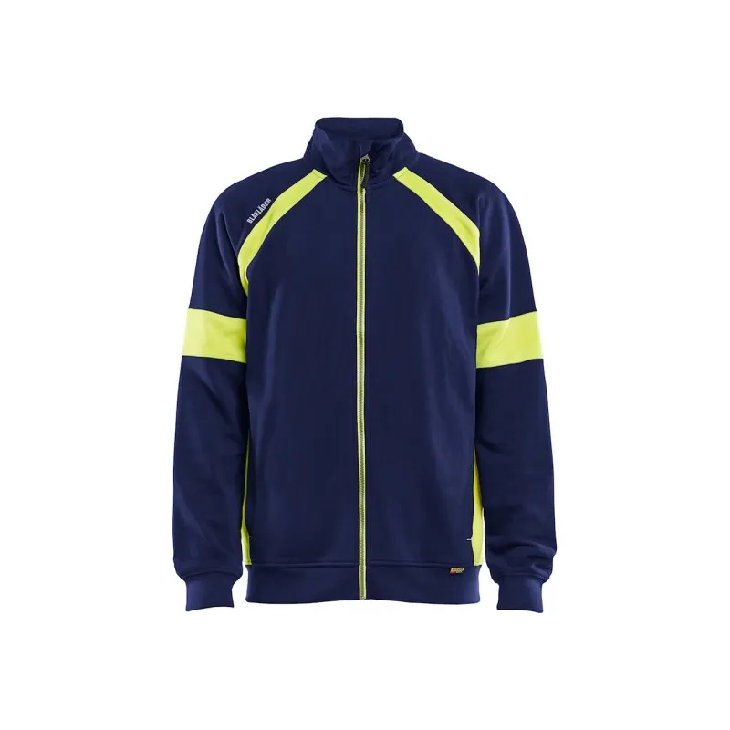 Felpa da Lavoro Blaklader 100% cotone zip intera 356711588933L