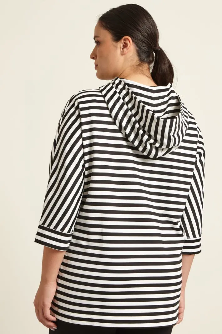 Felpa in cotone stretch