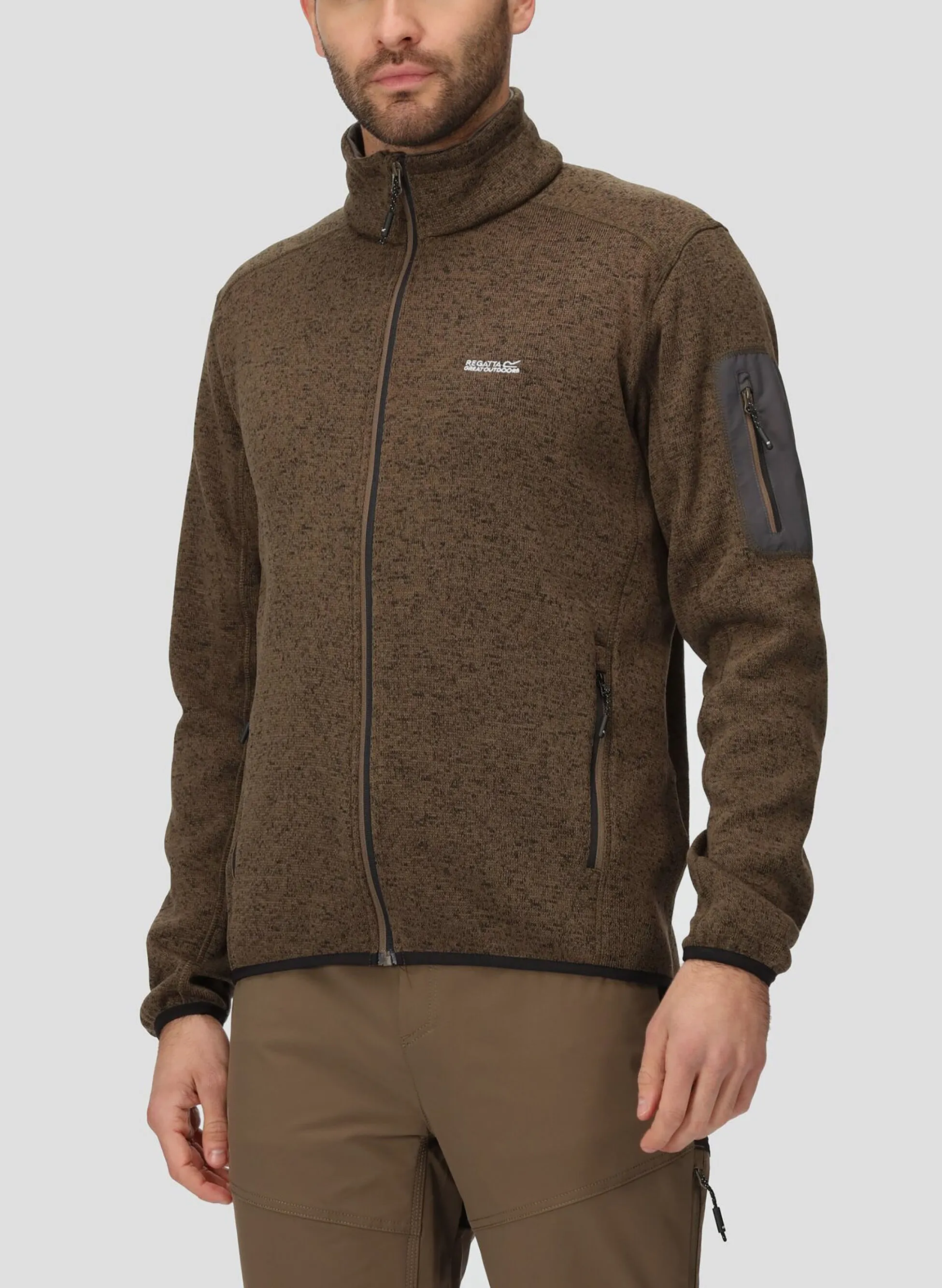 felpa in pile newhill full zip 250gr