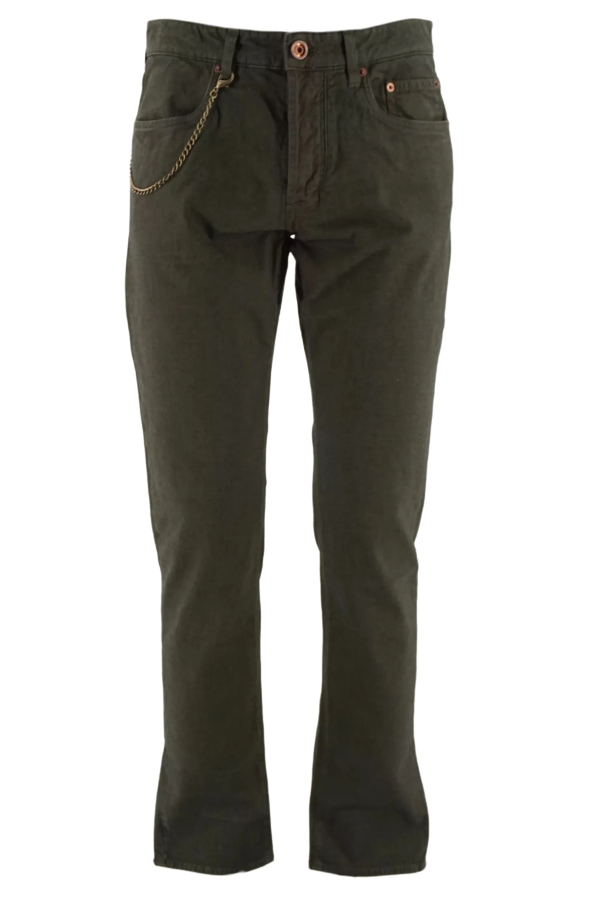 Five-pocket trousers Siviglia / Green