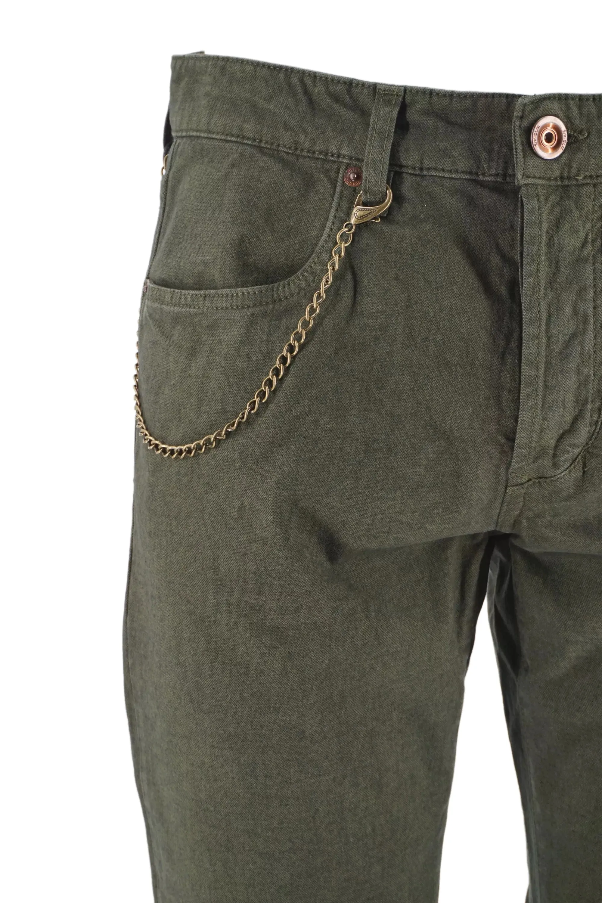 Five-pocket trousers Siviglia / Green