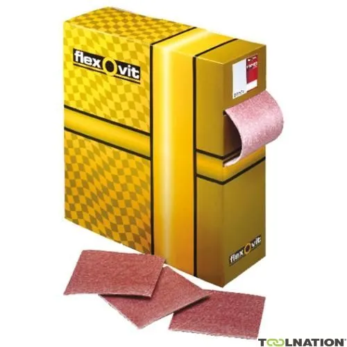 Flexovit 63642535524 P37C Rotolo di levigatura 115 mm x 25 mtr. P320 Foam Universal in scatola