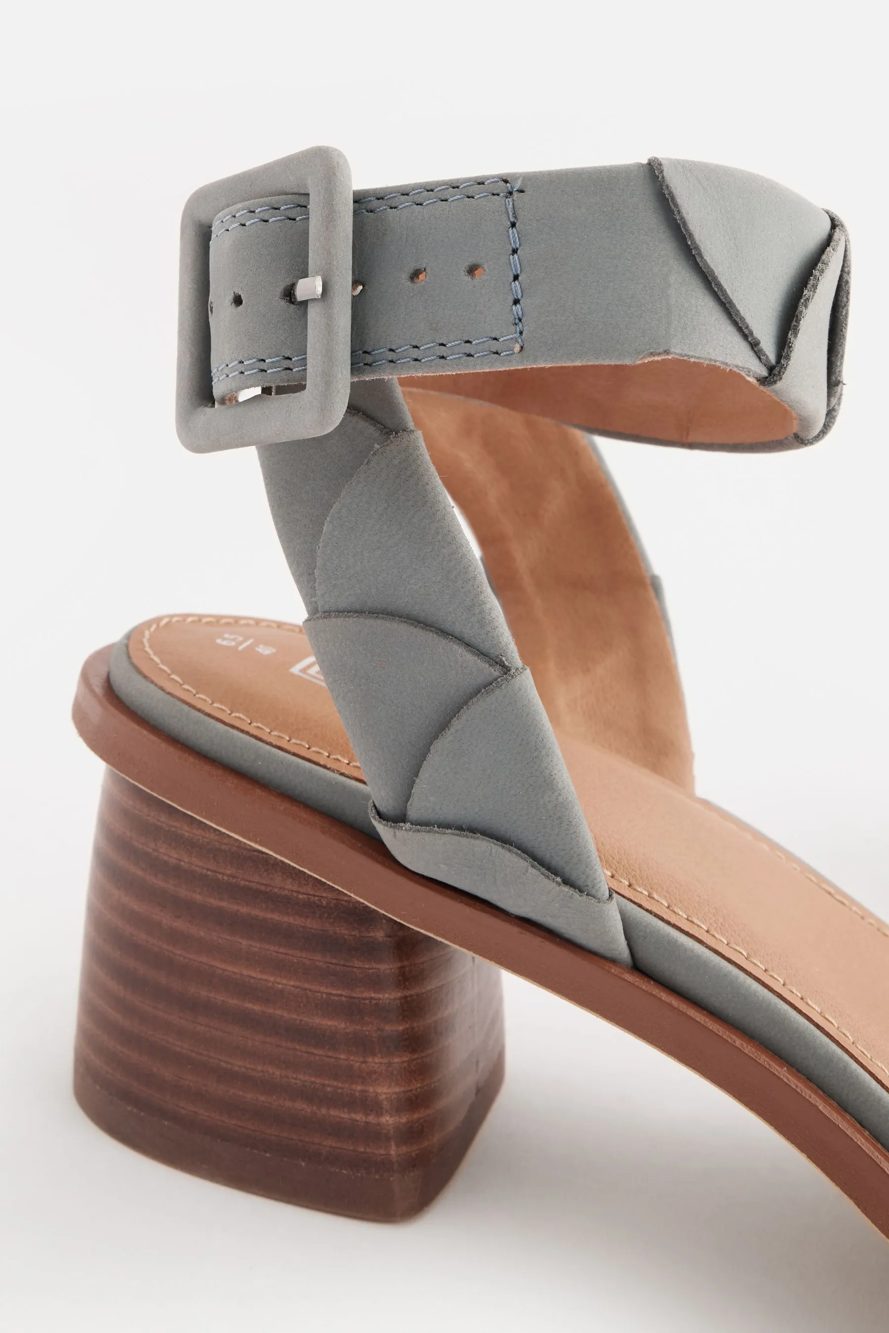 Forever Comfort® - Sandali in pelle con tacco largo basso