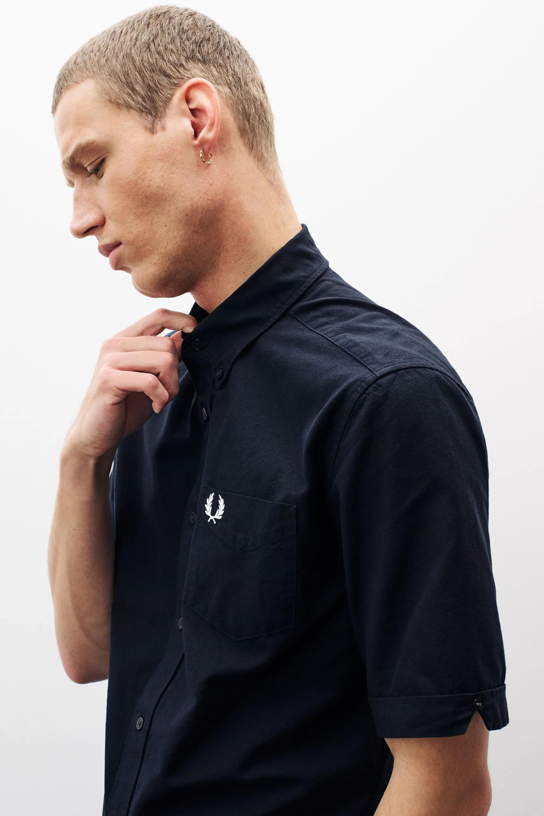 Fred Perry - Camicia Oxford a maniche corte