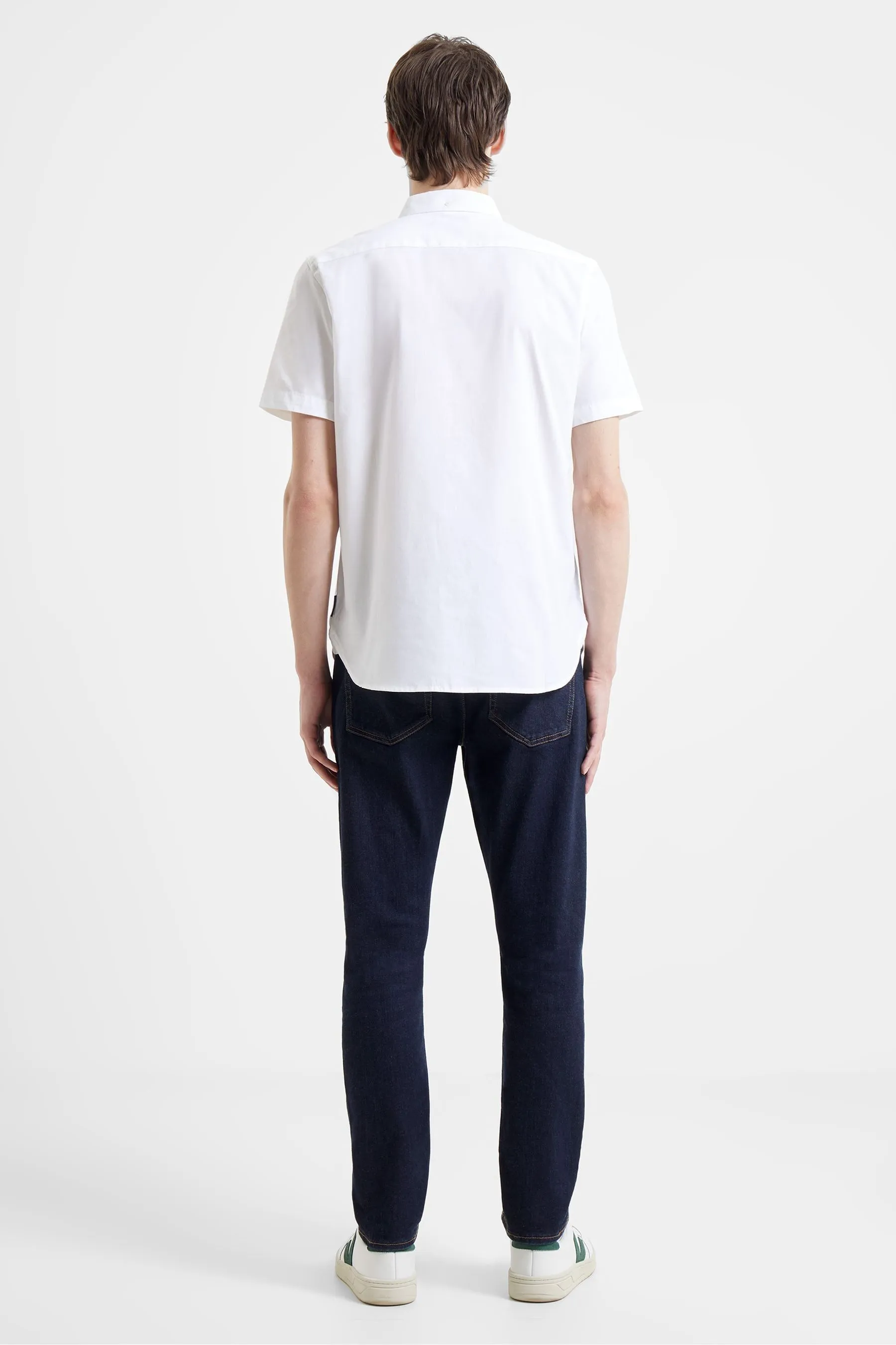 French Connection Oxford Manica corta Bianco - Camicia