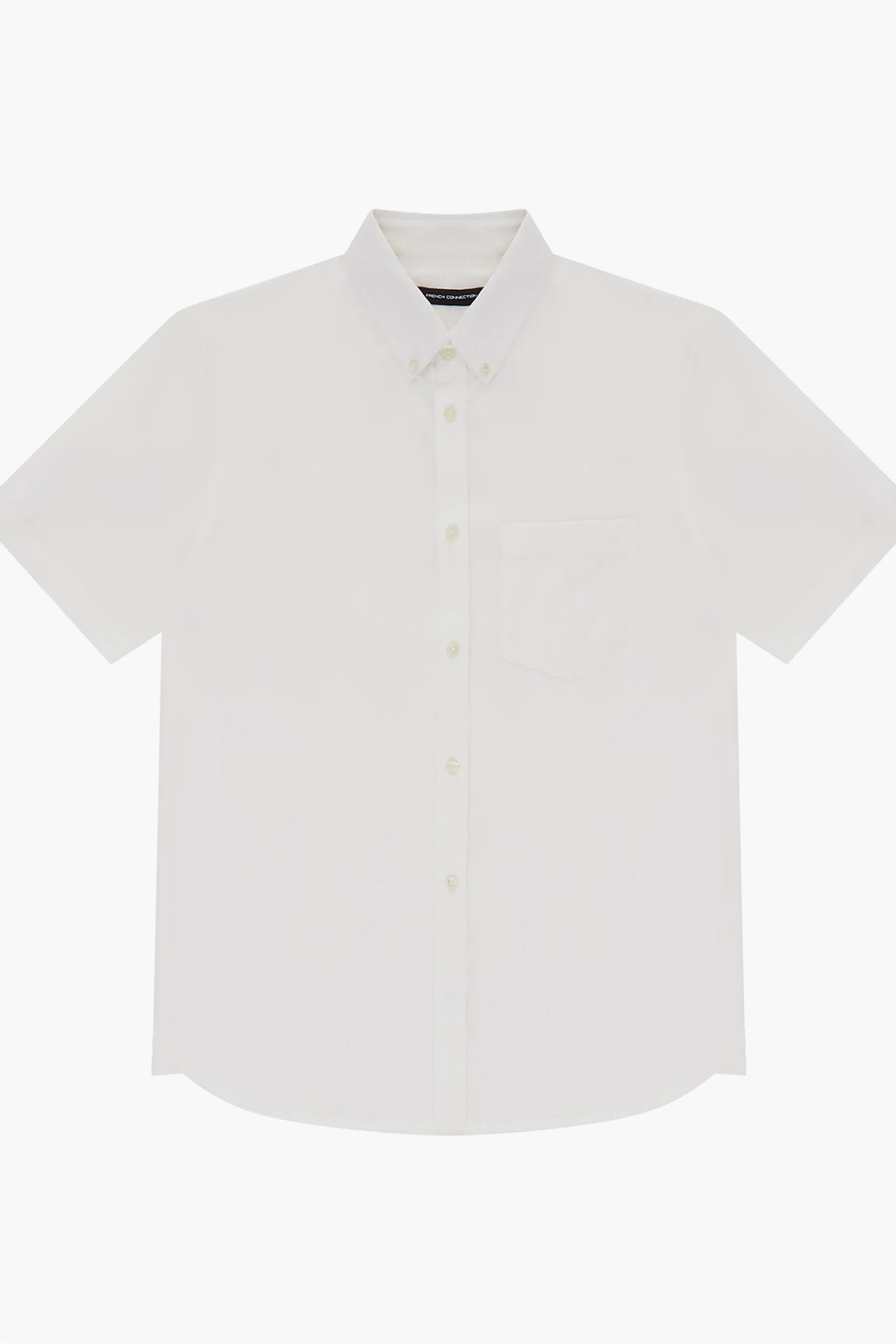 French Connection Oxford Manica corta Bianco - Camicia