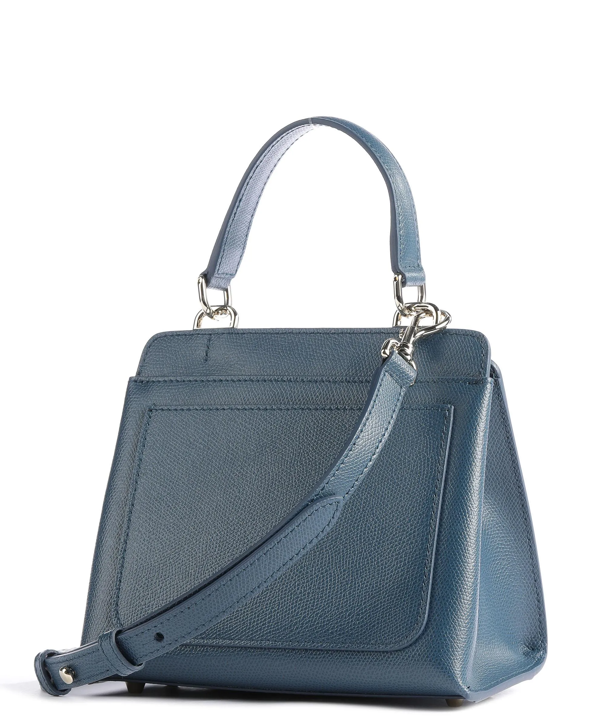  Furla 1927 Mini Borsa a tracolla pelle granulata petrol  