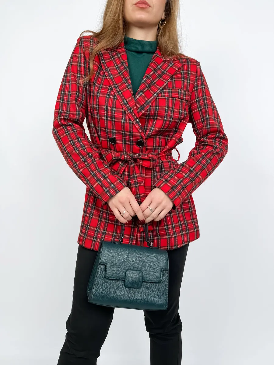 Giacca avvitata Tartan