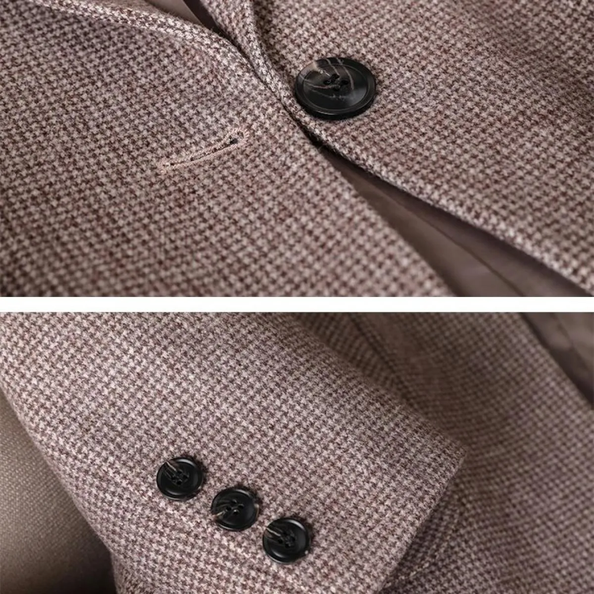 Giacca blazer da donna Giacca marrone Giacca casual da donna marrone chiaro Giacca da donna marrone chiaro