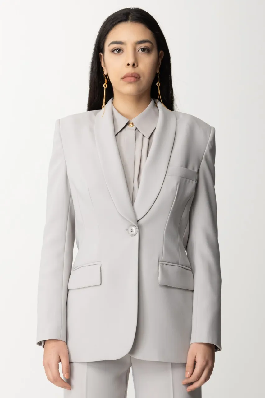 Giacca con revers sciallato Perla