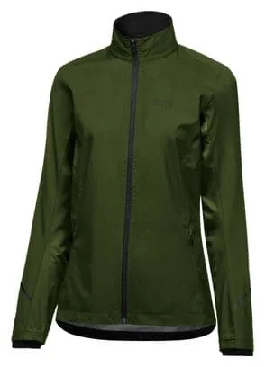 Giacca da corsa Gore Wear R3 Partial Gore-Tex Infinium Khaki da donna