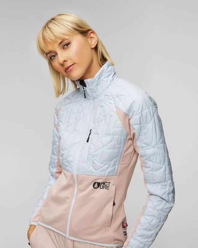 Giacca ibrida blu-beige da donna Picture Organic Clothing Tehanie Primaloft