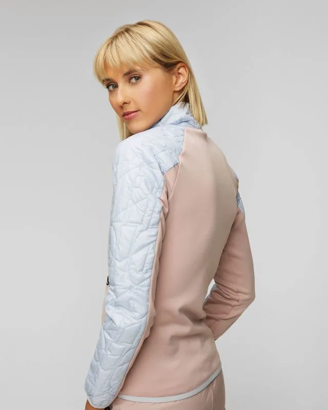 Giacca ibrida blu-beige da donna Picture Organic Clothing Tehanie Primaloft