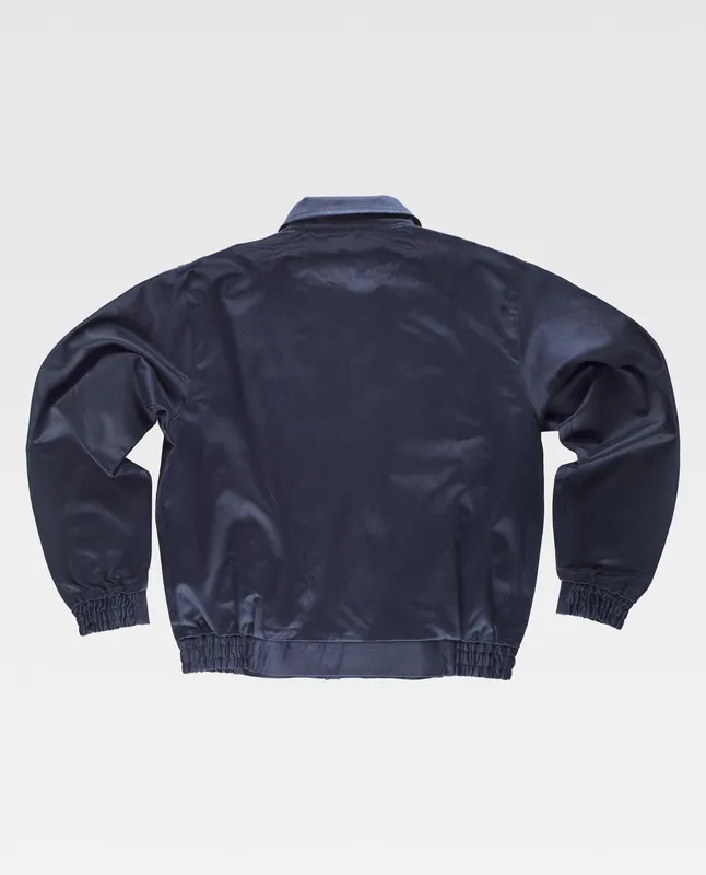 Giacca ignifuga e antistatica 100% cotone ignifugo EN11612 E ANTISTATICO EN1149 Navy
