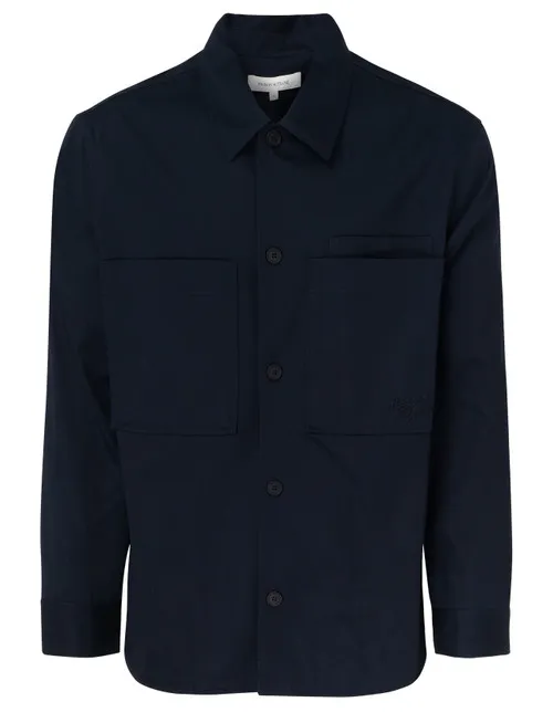 Giacca Overshirt Maison Kitsuné blu navy