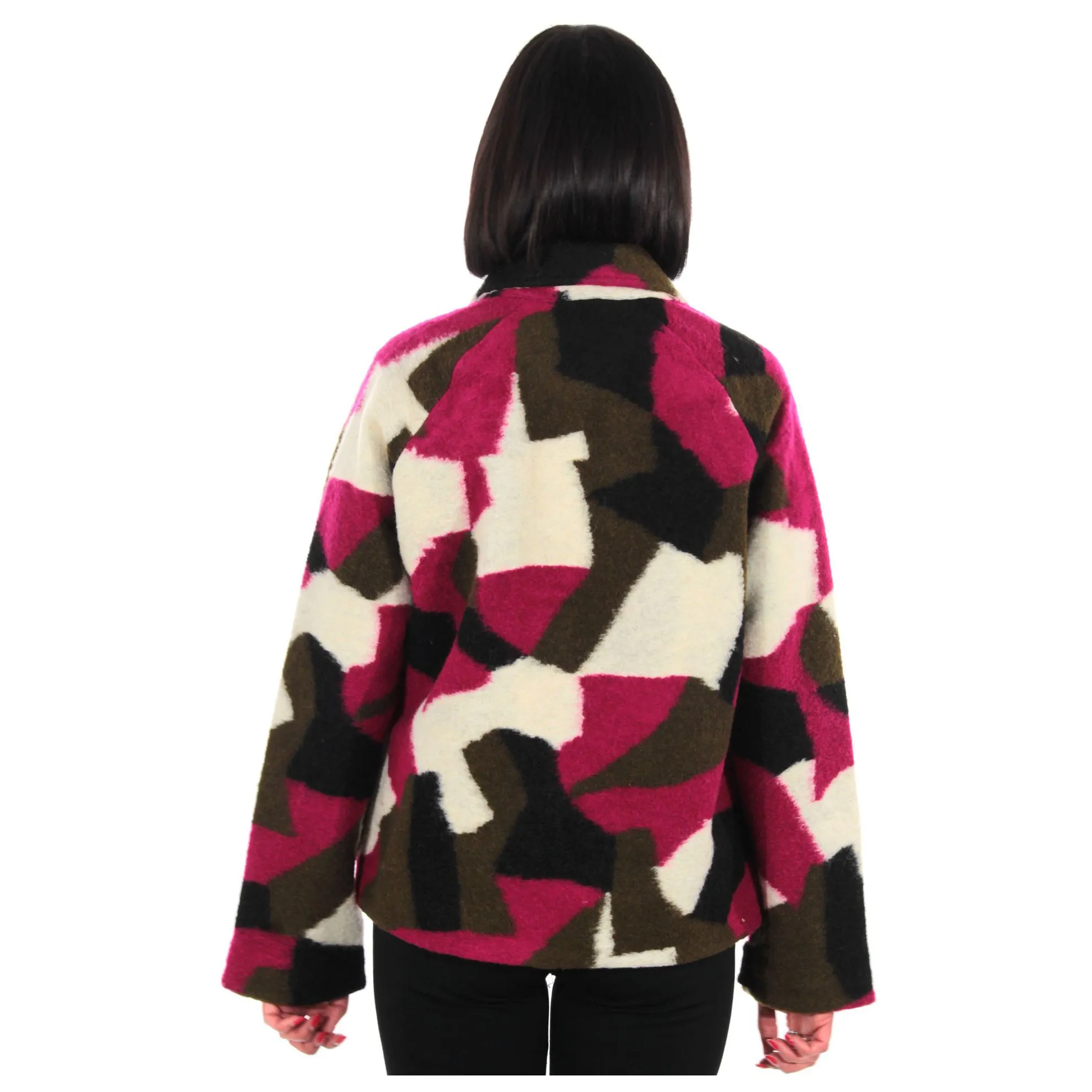 Giacca soizic wool 3 layer graphic