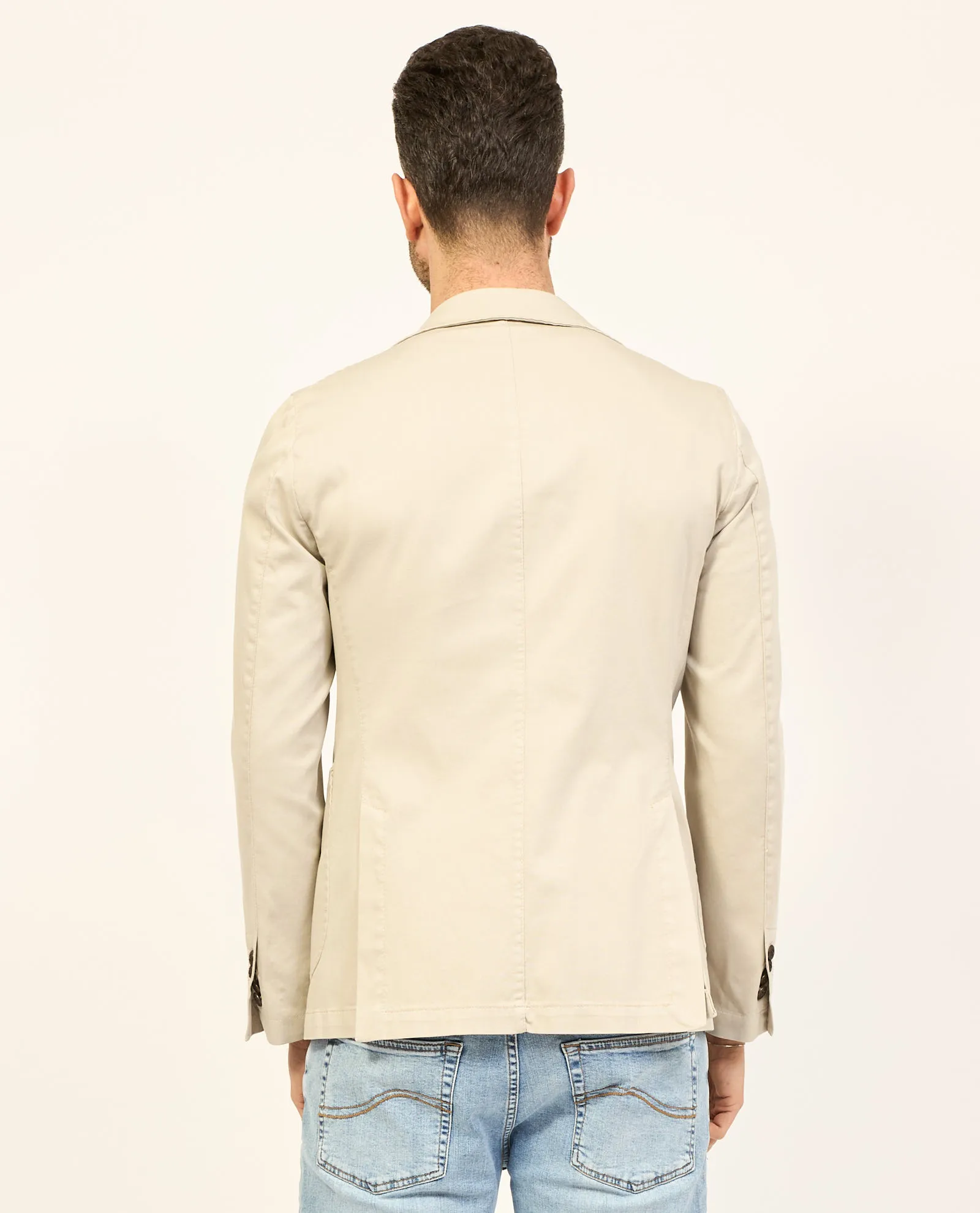 Giacca uomo Bharnaba mono petto in cotone