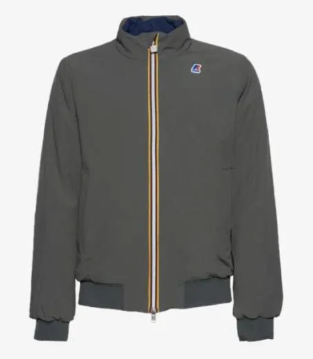 Giacca Uomo K-WAY Arsene Warm Double K7111HW AF1 Verde Blu