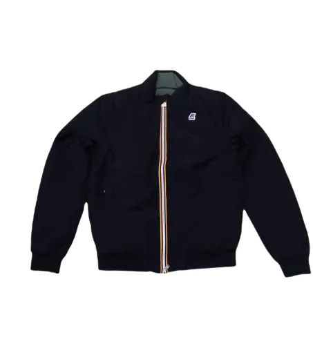 Giacca Uomo K-WAY Arsene Warm Double K7111HW AH3 Nero Verde