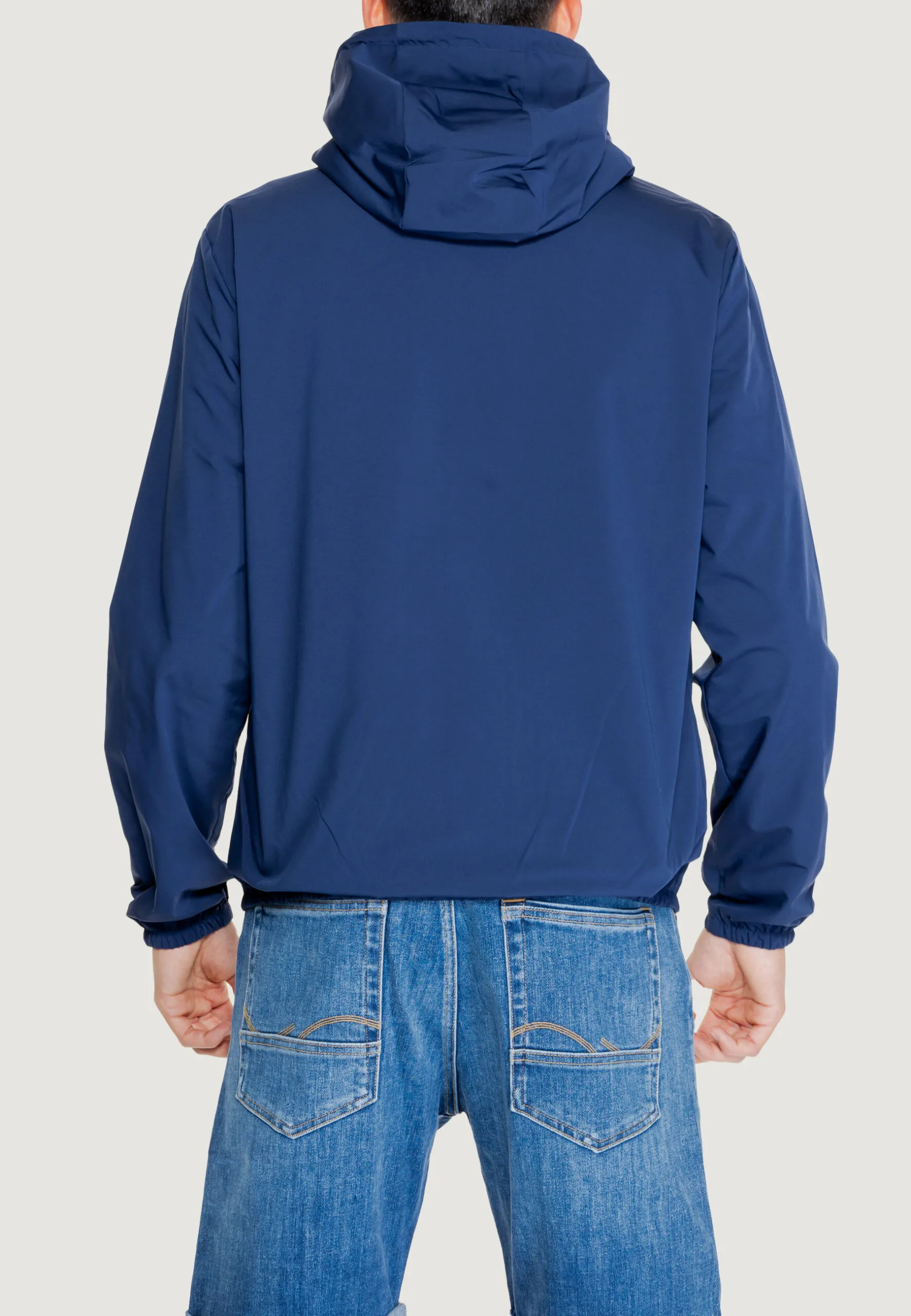 Giacchetto Replay MICRO POLY OXFORD Blu marine