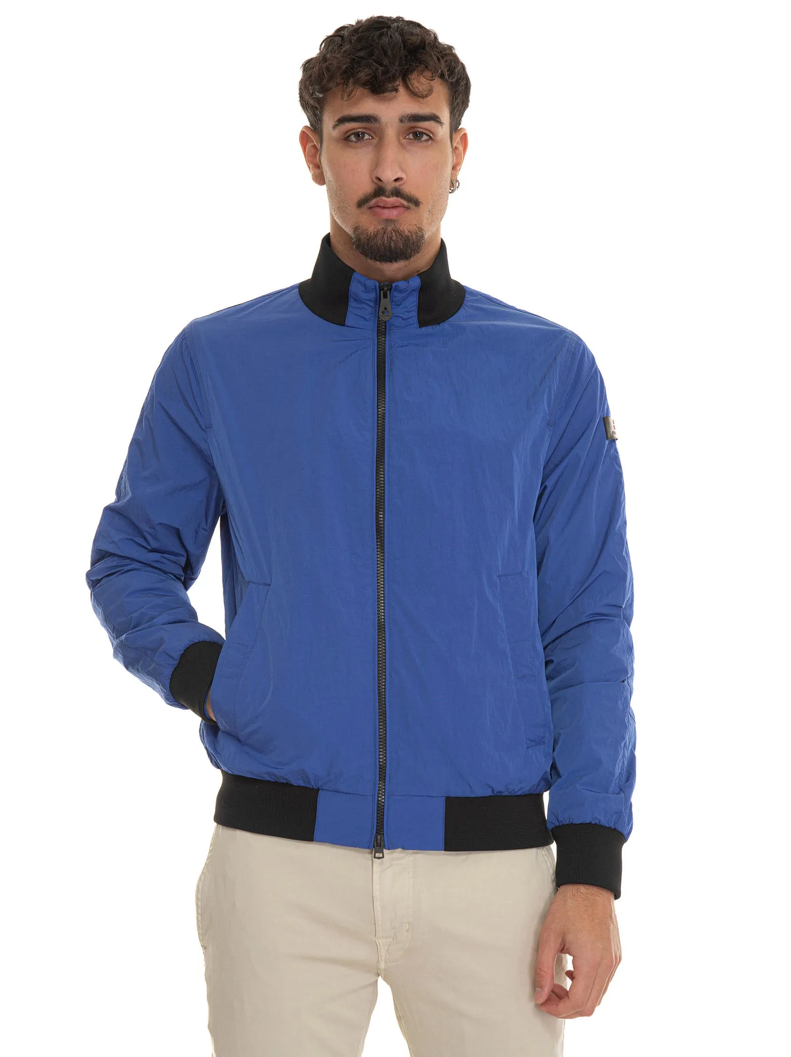 Giubbino bomber AGNEL01 Blu elettrico Peuterey Uomo