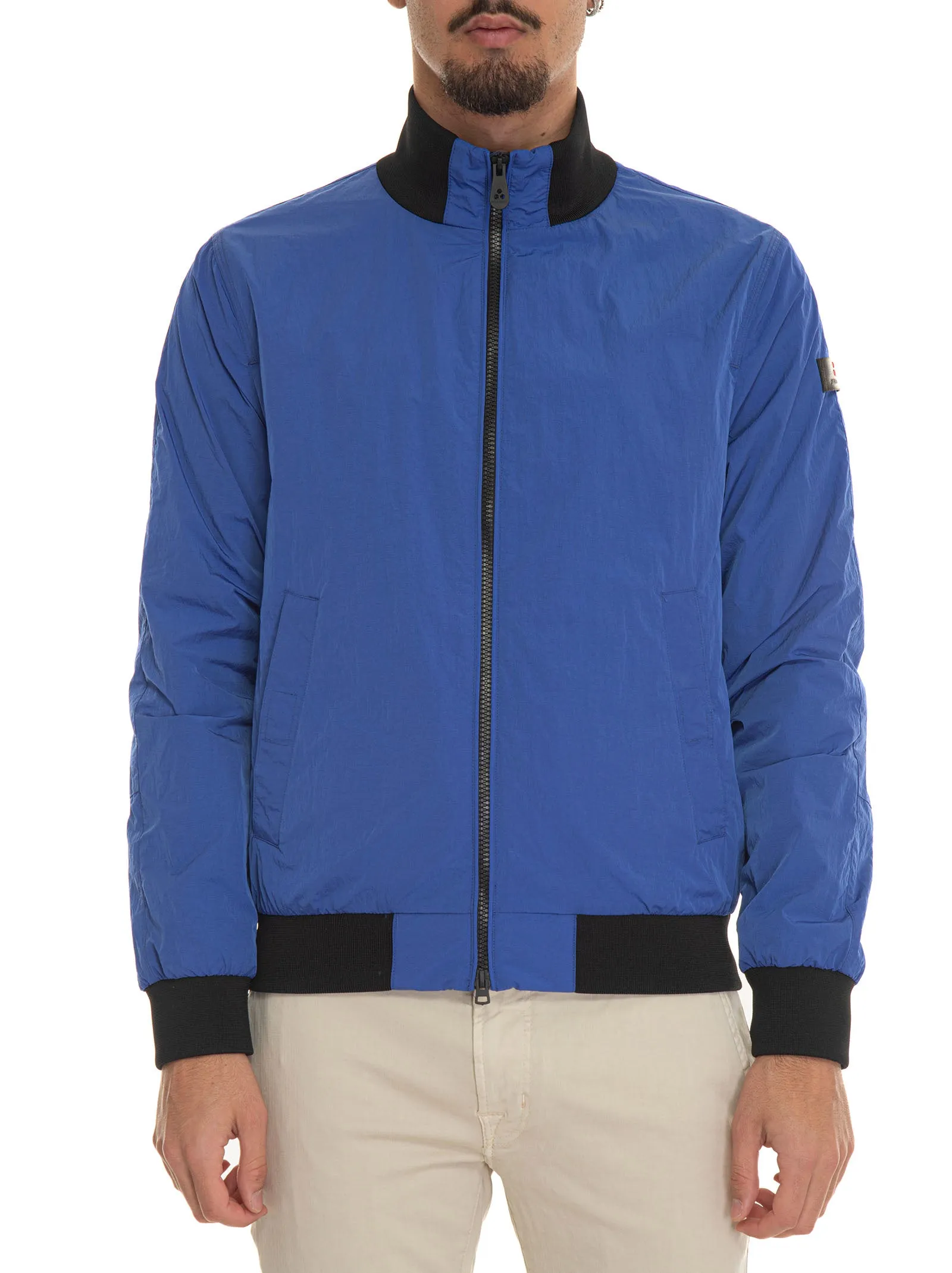 Giubbino bomber AGNEL01 Blu elettrico Peuterey Uomo
