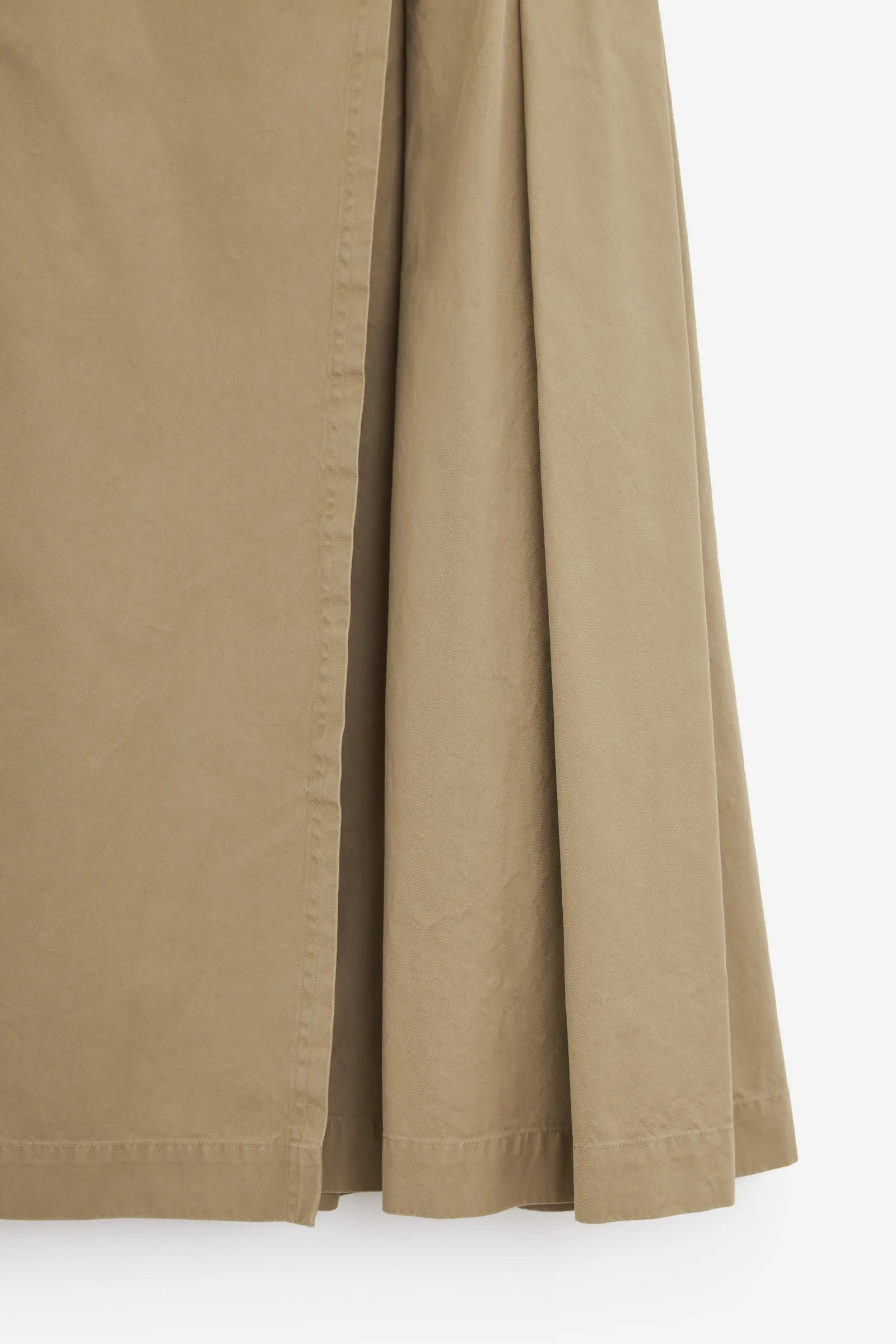 Gonna SKILT LONG in cotone beige