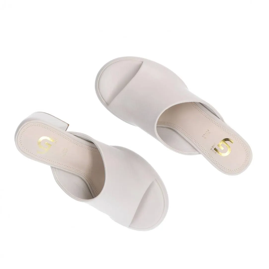 GU241 sabot tacco largo Off white