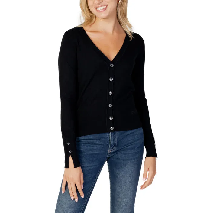 Guess cardigan  nero scollo a v  