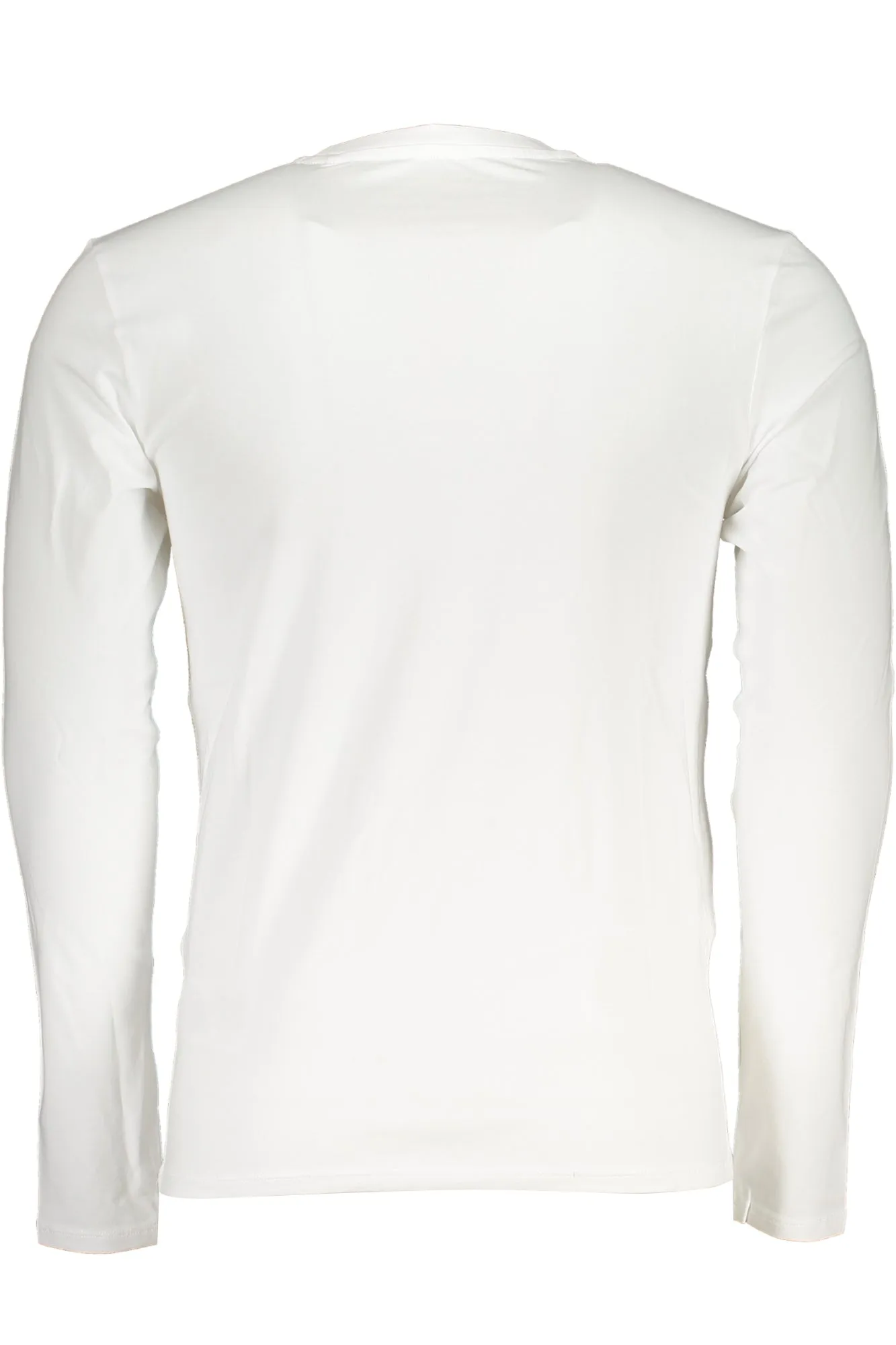 GUESS JEANS T-SHIRT MANICHE LUNGHE UOMO BIANCO