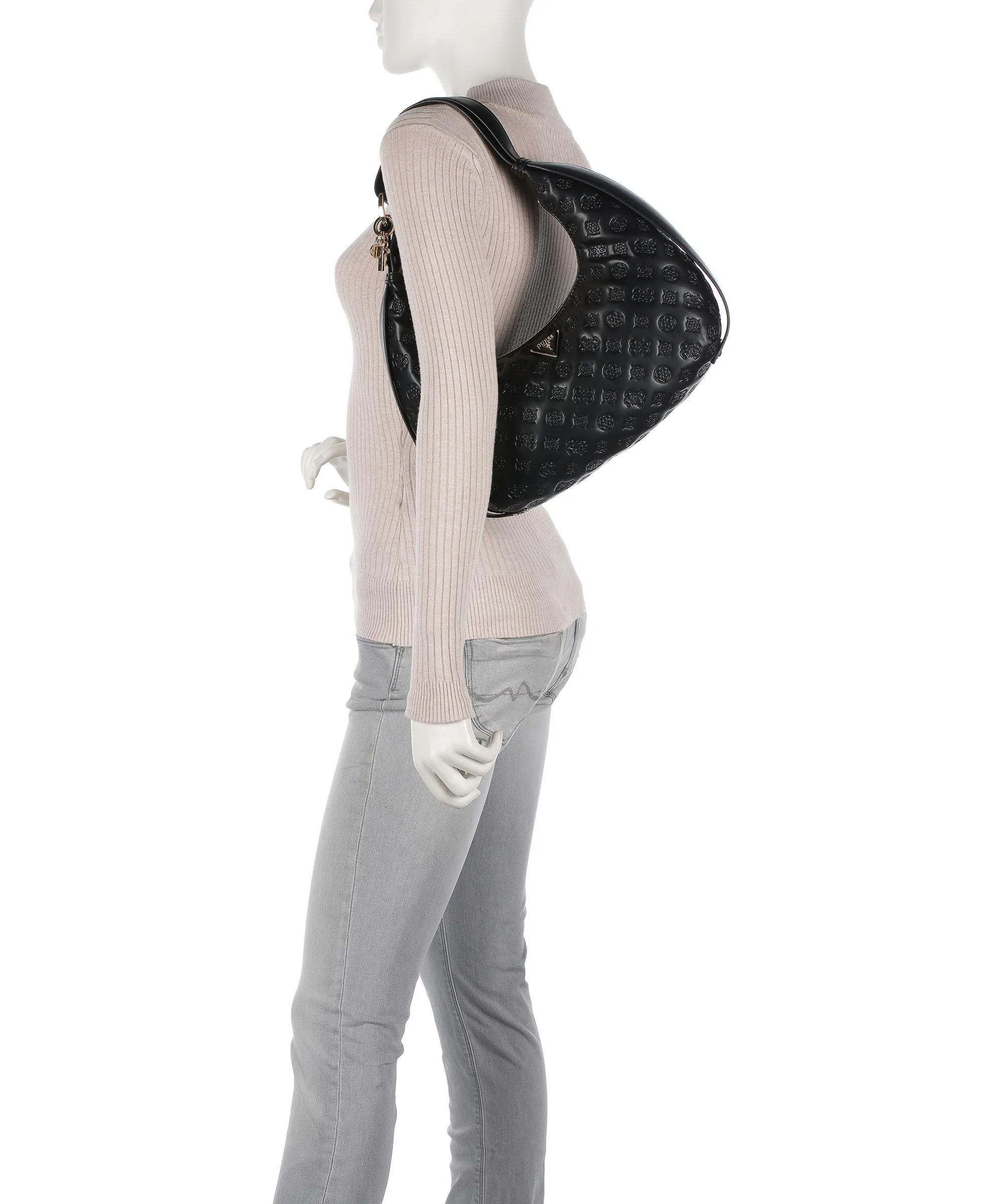  Guess La Femme Borsa hobo pelle sintetica nero  