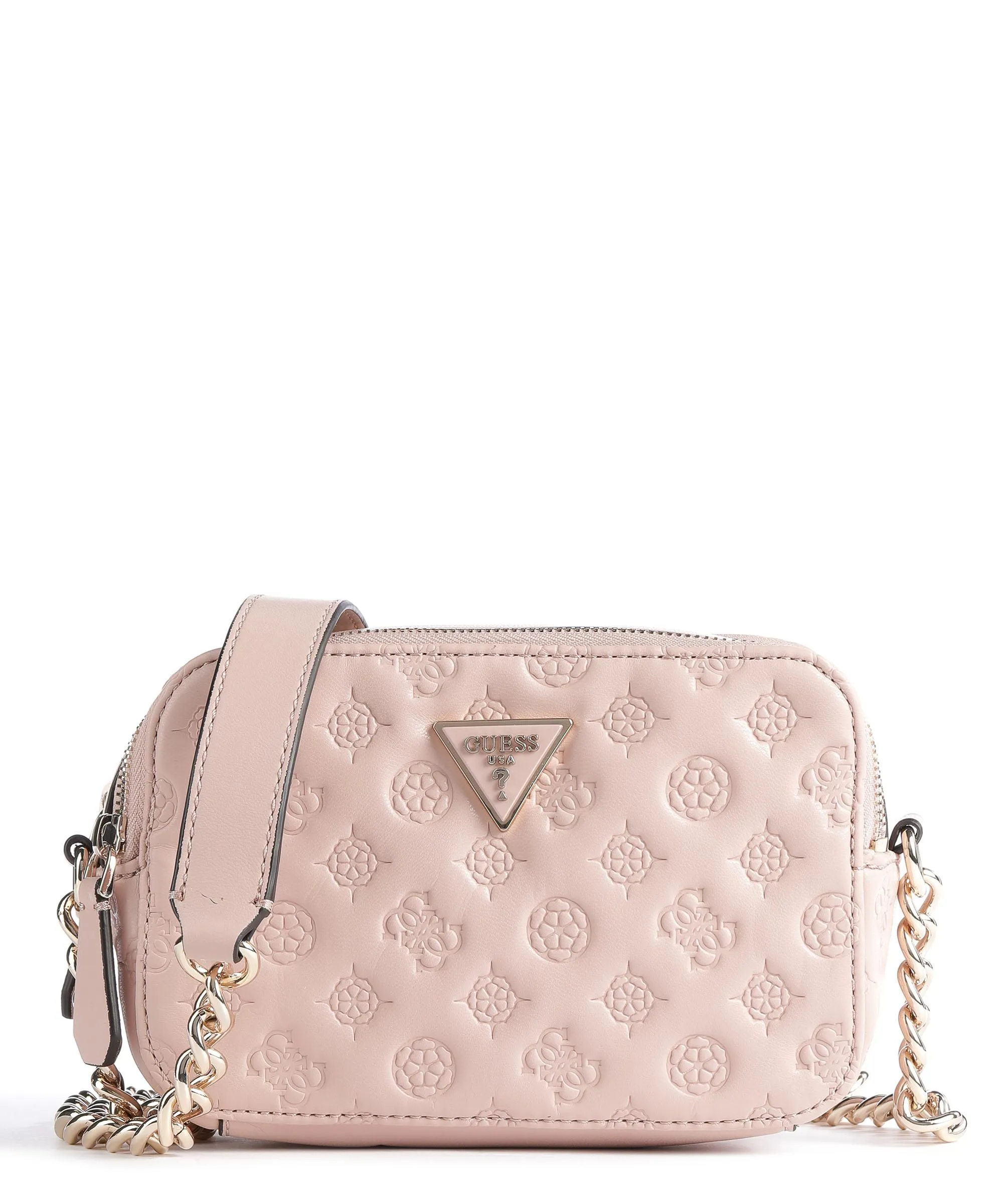  Guess Noelle Borsa a tracolla pelle sintetica rosa antico  