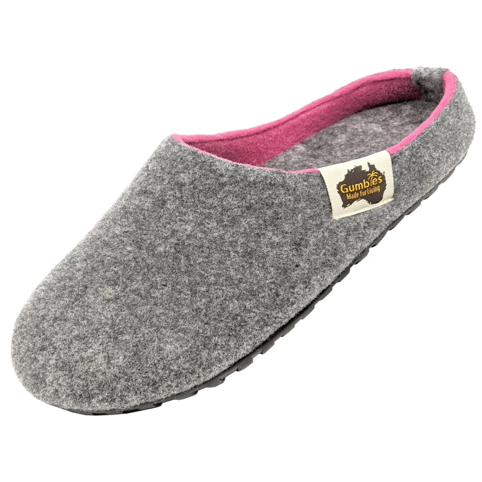     Gumbies Outback - Grey & Pink