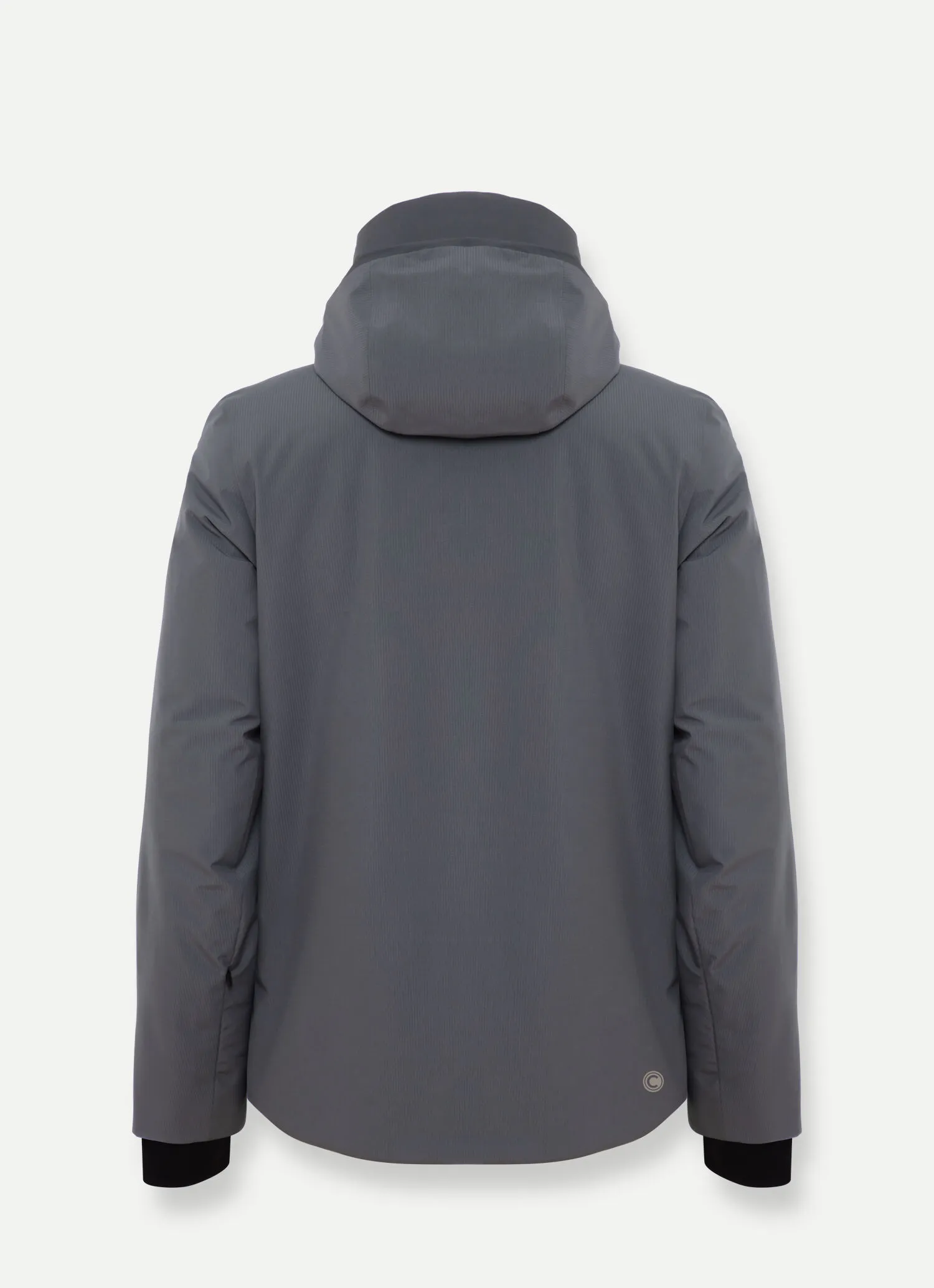 Hooded ski jacket made of wadding