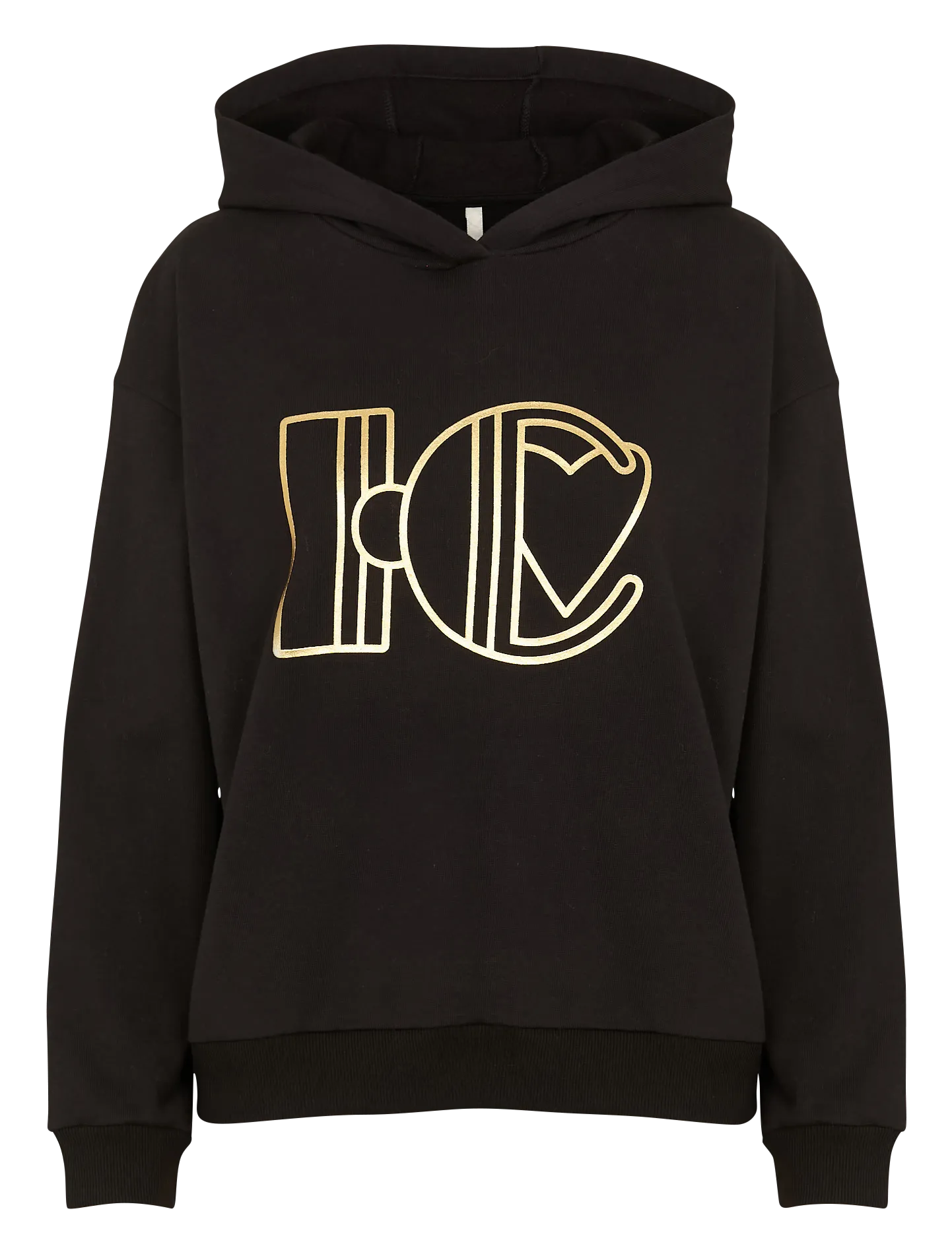 I CODE   Felpa serigrafata in cotone | Nero