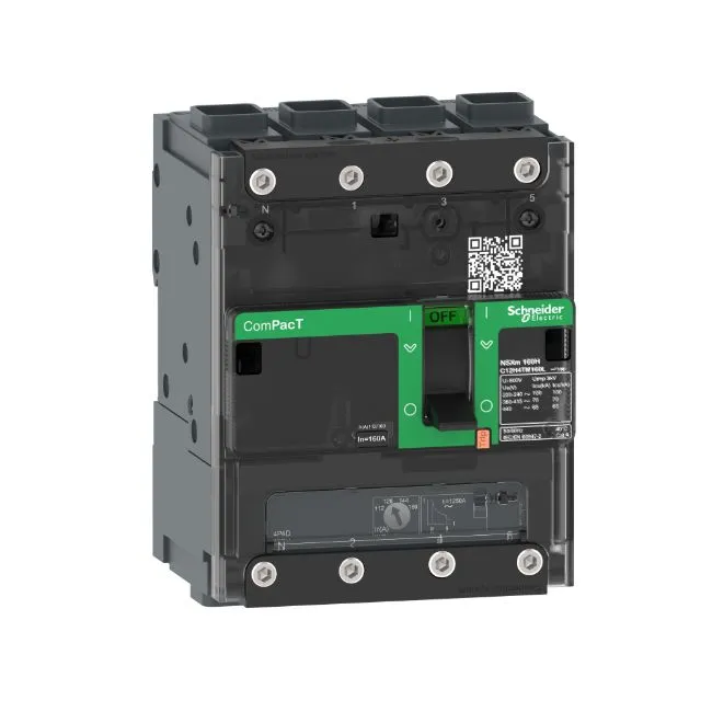Interruttore magnetotermico scatolato C11E4TM016L, 4, 16A, Fissa
