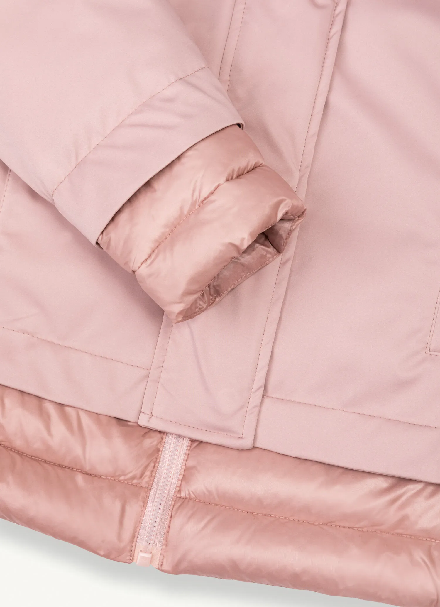 Jacket in two Recycled Essentials fabrics