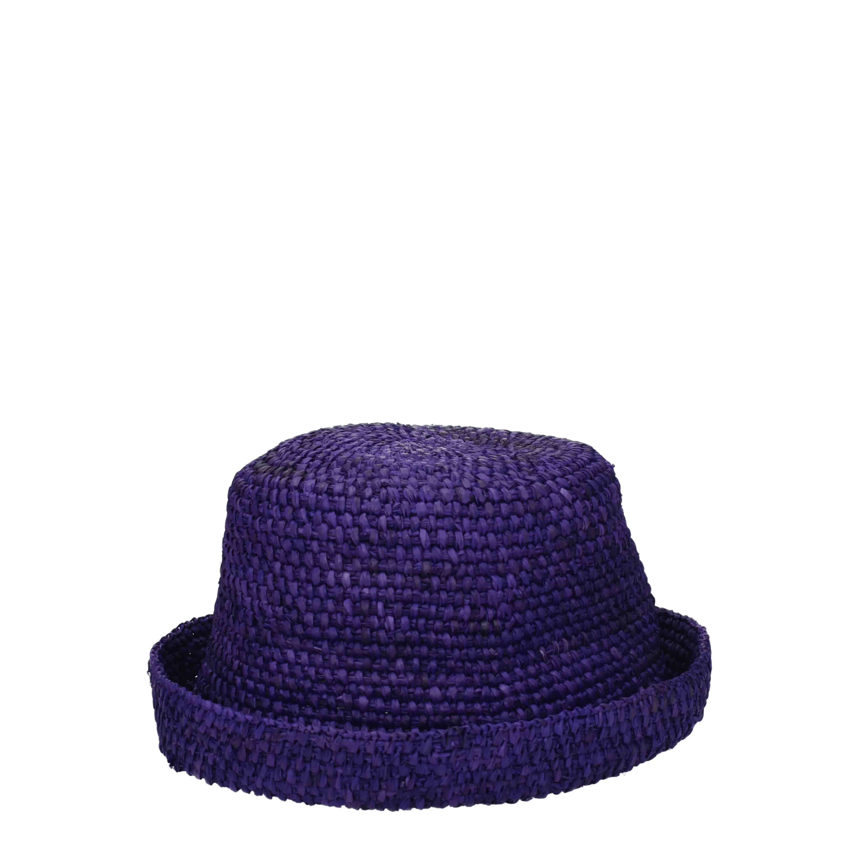 Jacquemus Cappelli Uomo Rafia Viola/Porpora