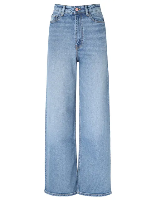 Jeans Ganni Andi Mid Blue Vintage