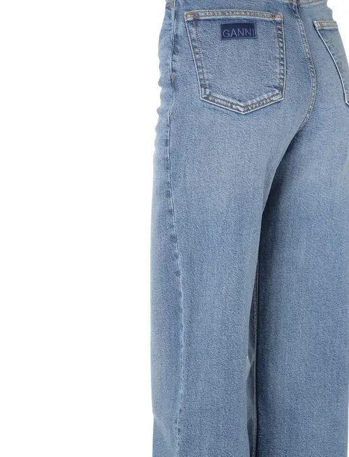 Jeans Ganni Andi Mid Blue Vintage