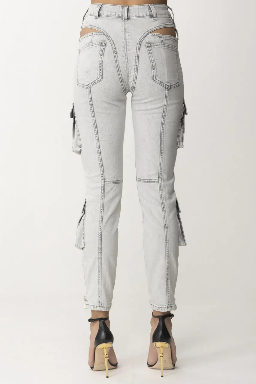 Jeans skinny con cut-out Perla