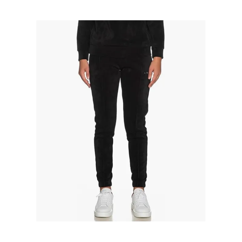 JOGGER SCAMOSCIATO NERO