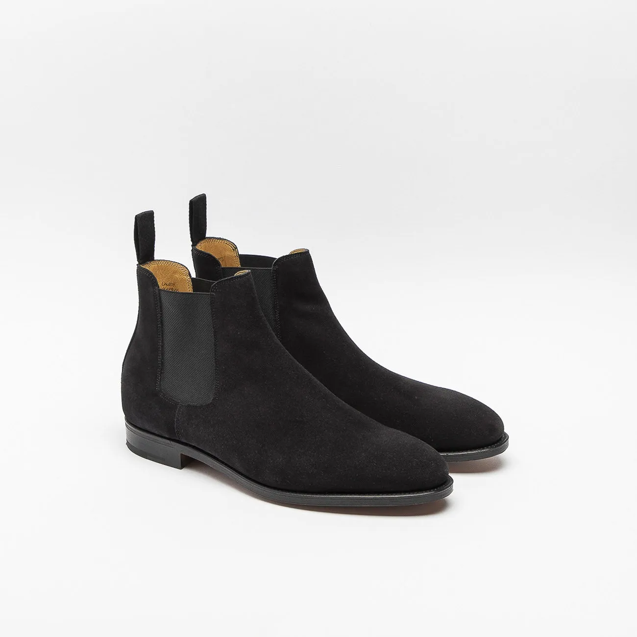 John Lobb Stivale chelsea John Lobb Lawry in camoscio nero (Taglia 7.5 UK)