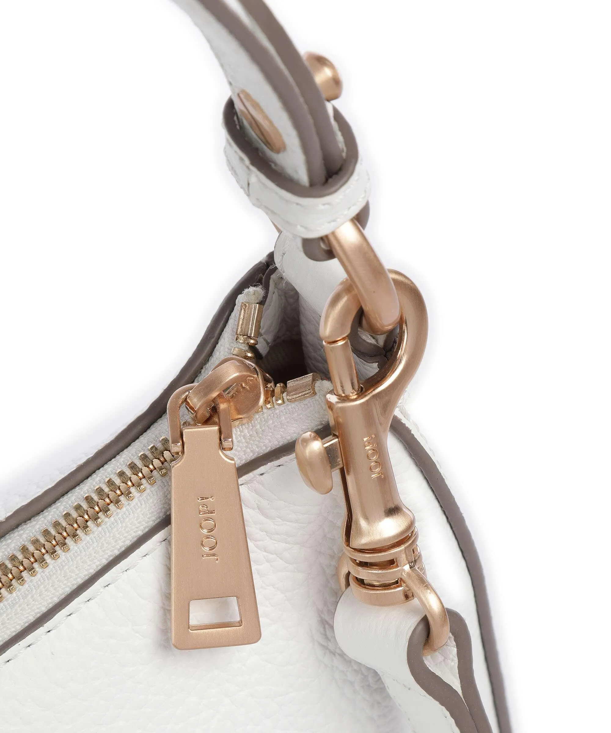  JOOP! Estate Loreen Borsa hobo pelle di vacchetta grana bianco  