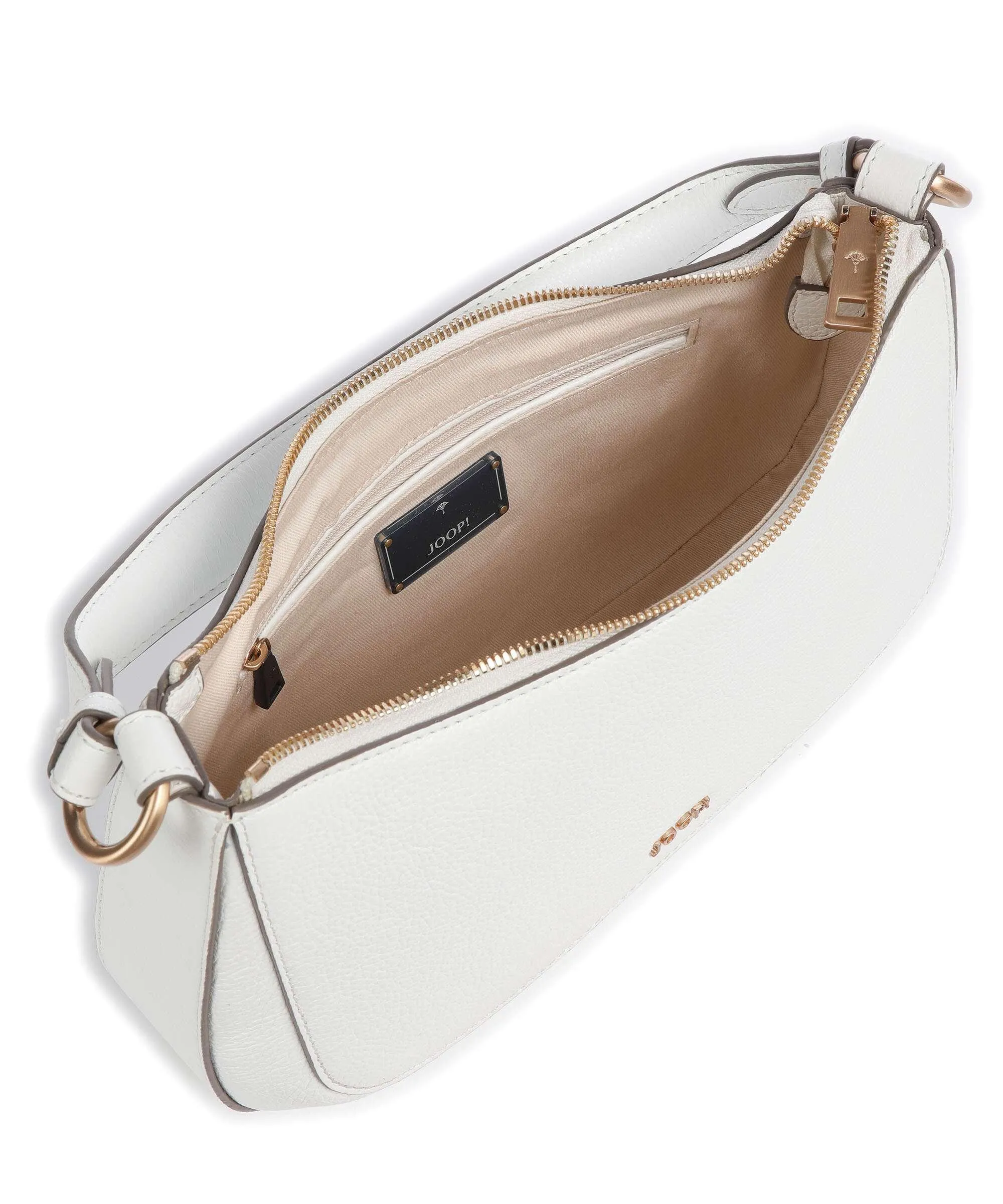  JOOP! Estate Loreen Borsa hobo pelle di vacchetta grana bianco  